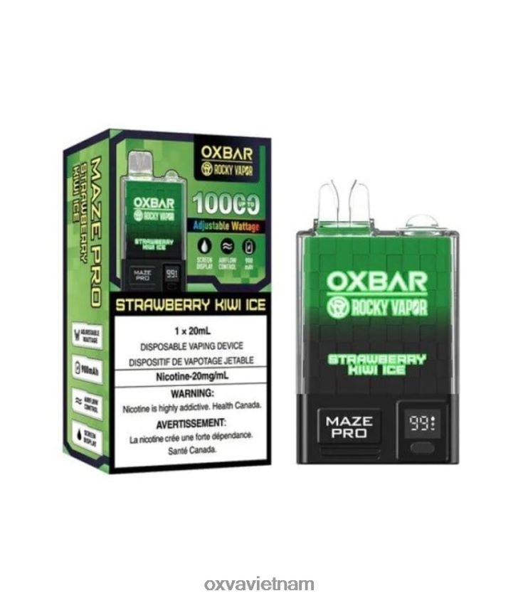 OXVA E Cig - OXVA OXBAR MAZE PRO 10000 đá kiwi dâu tây 488R4B27