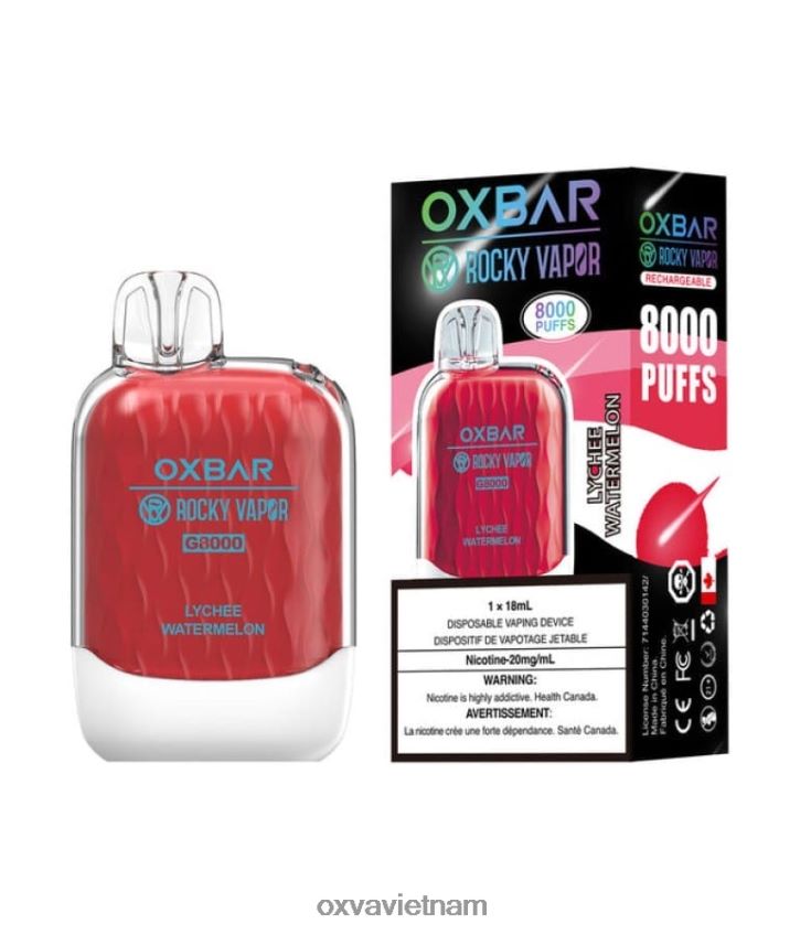 OXVA Best Vape - OXVA OXBAR G8000 dưa hấu vải thiều 488R4B60
