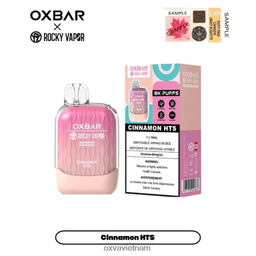 OXVA Hà Nội - OXVA OXBAR G8000 ht quế 488R4B12