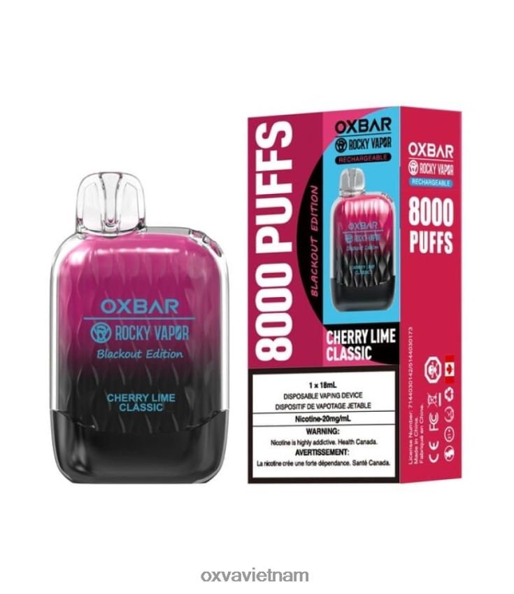 OXVA Vape Pod - OXVA OXBAR G8000 chanh anh đào cổ điển 488R4B44