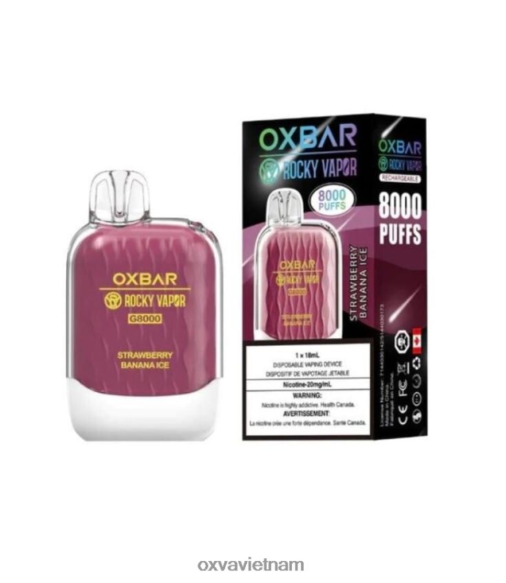 OXVA Vietnam - OXVA OXBAR G8000 đá chuối dâu 488R4B41