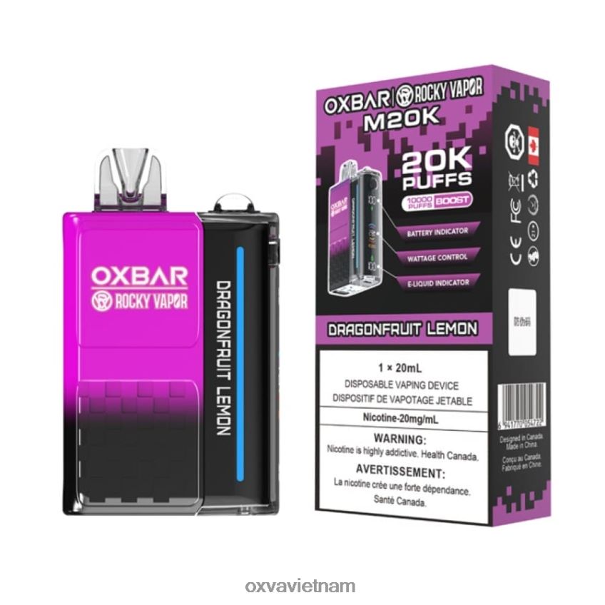 OXVA Vape Pod - OXVA OXBAR M20K chanh thanh long 488R4B4
