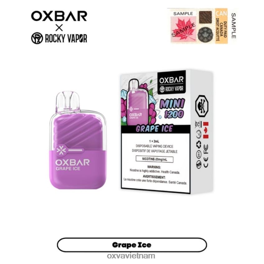 OXVA Hà Nội - OXVA OXBAR MINI 1200 đá nho 488R4B22
