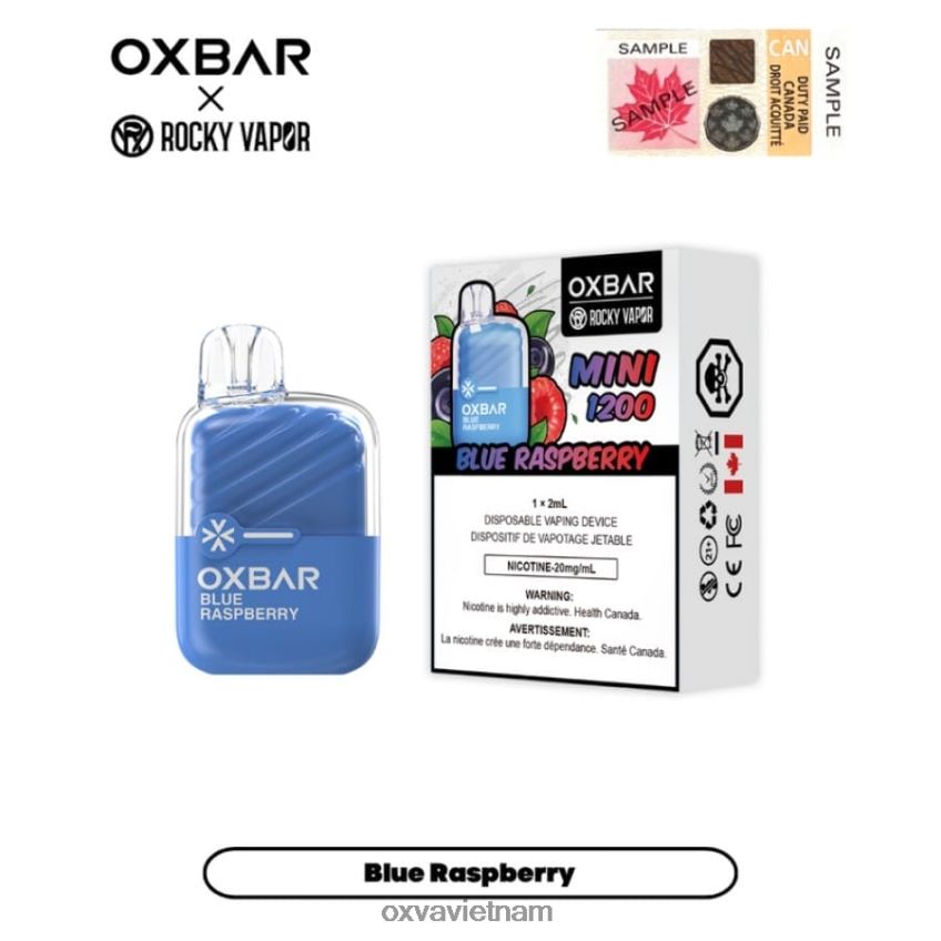 OXVA Vape Pod - OXVA OXBAR MINI 1200 quả mâm xôi 488R4B24