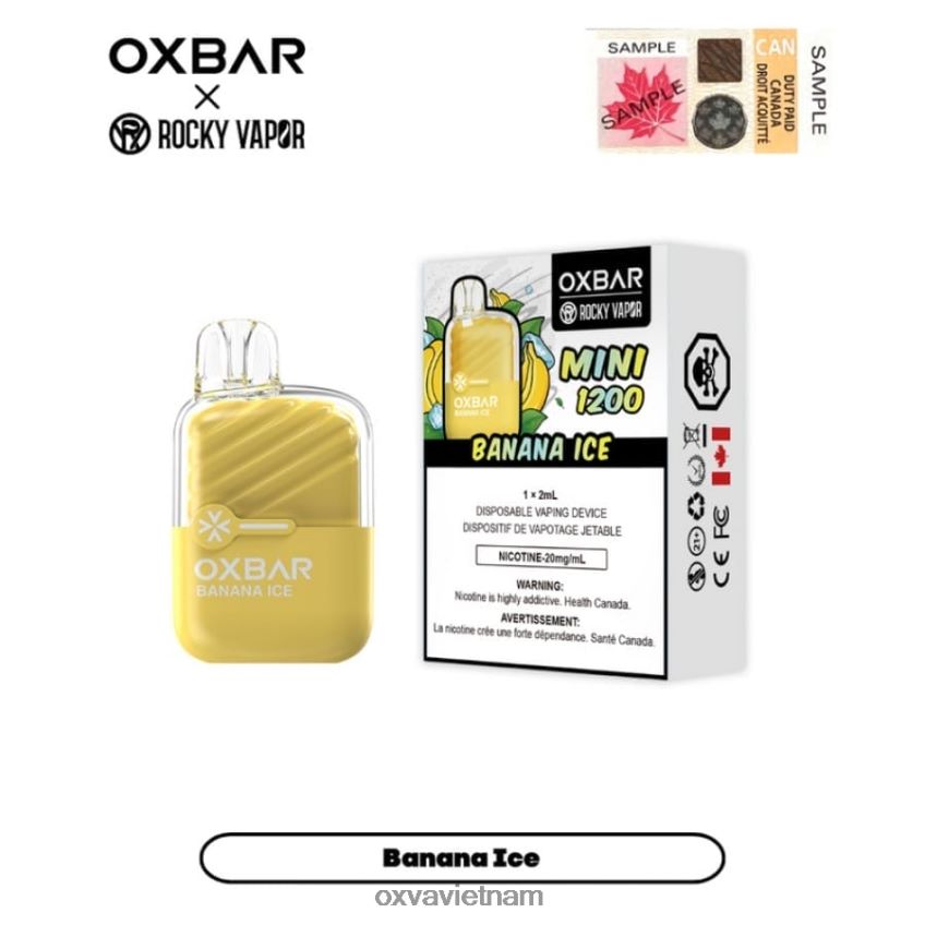 OXVA Vape Price - OXVA OXBAR MINI 1200 đá chuối 488R4B23